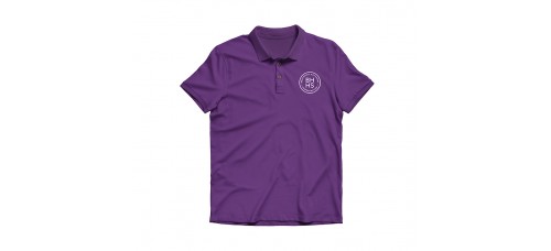 Apparel - Berkshire Hathaway Polo Purple with Embroidered Logo