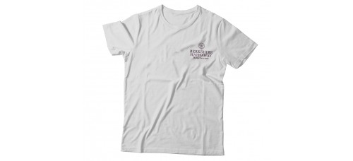 Apparel - Berkshire Hathaway T-Shirt White with Left Chest Logo