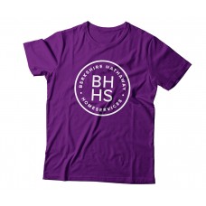 Apparel - Berkshire Hathaway T-Shirt Purple with Full Front Circle Logo