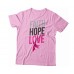 Apparel - Breast Cancer Faith Hope Love with Hanging Ribbon T-Shirt