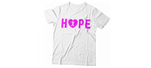 Apparel - Breast Cancer Hope Heart T-Shirt