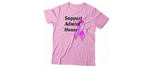 Apparel - Breast Cancer Support Admire Honor T-Shirt