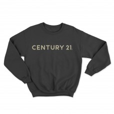 Apparel - Century 21 Crewneck Sweatshirt Black with Gold Century 21