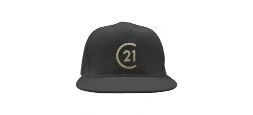 Apparel - Century 21 Cap Black with Embroidered Logo
