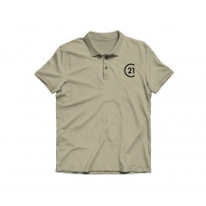 Apparel - Century 21 Polo Tan with Embroidered Logo