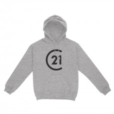 Apparel - Century 21 Hoodie Heather with Full Front Logo
