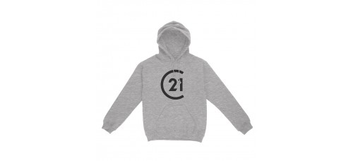 Apparel - Century 21 Hoodie Heather with Full Front Logo