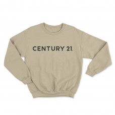 Apparel - Century 21 Crewneck Sweatshirt Sand with Dark Grey Century 21