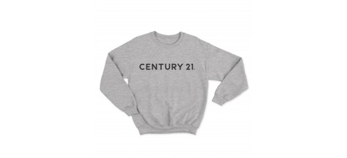 Apparel - Century 21 Crewneck Sweatshirt Sport Grey with Dark Grey Century 21