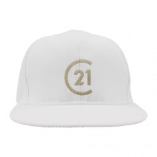 Apparel - Century 21 Cap White with Embroidered Logo