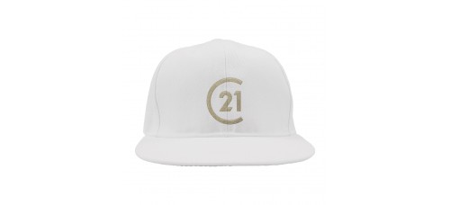 Apparel - Century 21 Cap White with Embroidered Logo