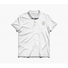 Apparel - Century 21 Polo White with Embroidered Logo