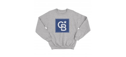 Apparel - Coldwell Banker Sweatshirt Grey with Full Front Square Logo
