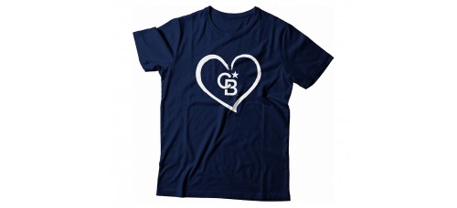 Apparel - Coldwell Banker T-Shirt Navy with Full Front Heart Logo