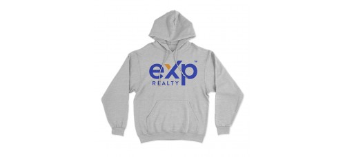 Apparel - EXP Hoodie Ash with Full Front Logo