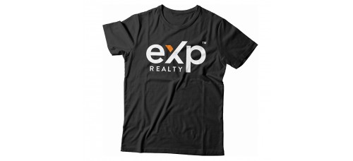 Apparel - EXP T-Shirt Black with Full Front Logo