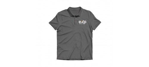 Apparel - EXP Polo Gray with Embroidered Left Chest Logo