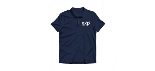 Apparel - EXP Polo Navy with Embroidered Left Chest Logo
