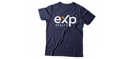 Apparel - EXP T-Shirt Navy with Full Front Logo