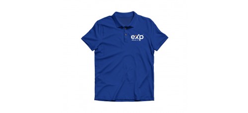 Apparel - EXP Polo Royal with Embroidered Left Chest Logo