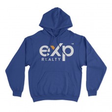 Apparel - EXP Hoodie Royal with Full Front Logo