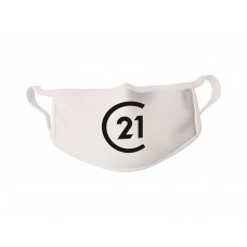 COVID-19 Face Mask C21 Logo - Sold in packages of 5 masks per package