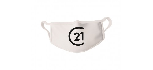 COVID-19 Face Mask C21 Logo - Sold in packages of 5 masks per package