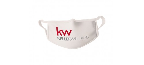 COVID-19 Face Mask Keller WilliamsLogo - Sold in packages of 5 masks per package
