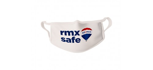 COVID-19 Face Mask RE/MAX SAFE - Sold in packages of 5 masks per package