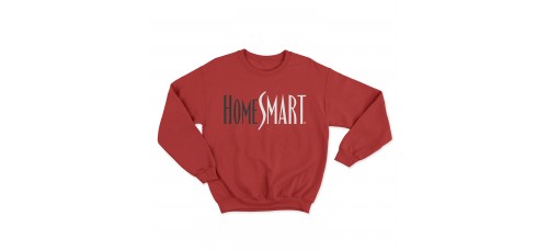 Apparel - HomeSmart Crewneck Sweatshirt Red with Logo