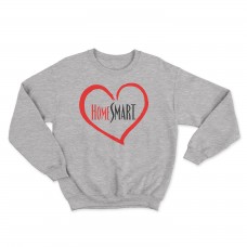 Apparel - HomeSmart Crewneck Sweatshirt Sport Grey with Heart Logo