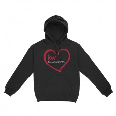 Apparel - Keller Williams Hoodie Black with Full Front Heart Logo