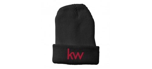 Apparel - Keller Williams Beanie Cuffed Black with Embroidered Logo