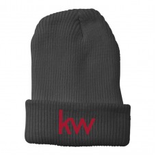 Apparel - Keller Williams Beanie Cuffed Gray with Embroidered Logo