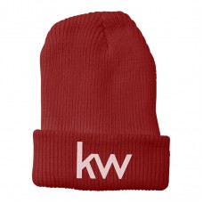 Apparel - Keller Williams Beanie Cuffed Red with Embroidered Logo