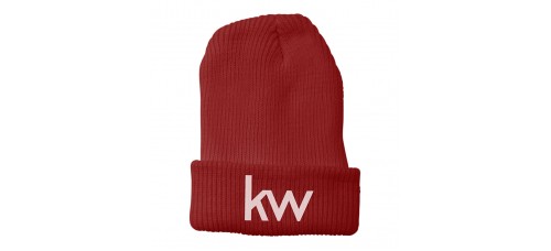 Apparel - Keller Williams Beanie Cuffed Red with Embroidered Logo