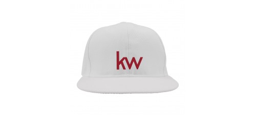 Apparel - Keller Williams Cap White with Embroidered Logo