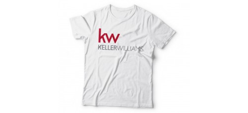 Apparel - Keller Williams T-Shirt White with Full Front Logo