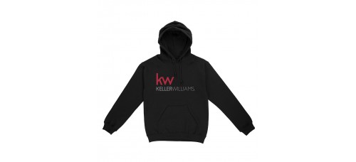 Apparel - Keller Williams Hoodie Black with Full Front Logo