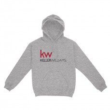 Apparel - Keller Williams Hoodie Heather with Full Front Logo