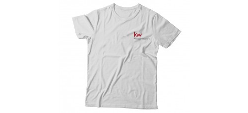 Apparel - Keller Williams T-Shirt White with Left Chest Logo