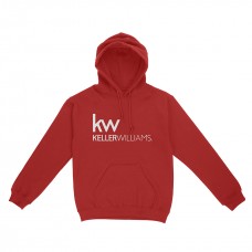 Apparel - Keller Williams Hoodie Red with Full Front Logo