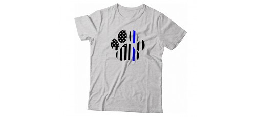 Law Enforcement - T-Shirt Paw Print