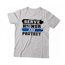 Law Enforcement - T-Shirt Serve Honor and Protect