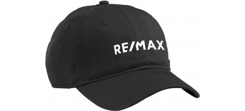 Apparel - RE/MAX Cap Black with Embroidered White RE/MAX