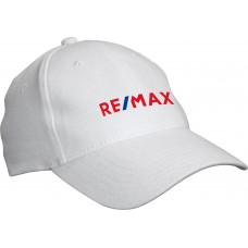 Apparel - RE/MAX Cap White with Embroidered Red & Blue RE/MAX