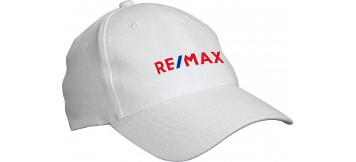 Apparel - RE/MAX Cap White with Embroidered Red & Blue RE/MAX
