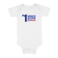 Apparel - RE/MAX Onesie White with #1 Logo