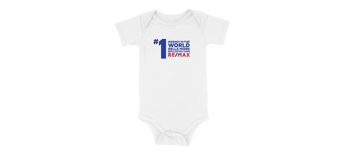 Apparel - RE/MAX Onesie White with #1 Logo