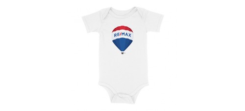 Apparel - RE/MAX Onesie White with Balloon Logo